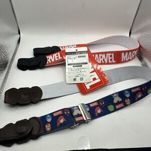 Set Of 2 Marvel Japan Kidds Toddler Belt Size 6. (one New, One Used)